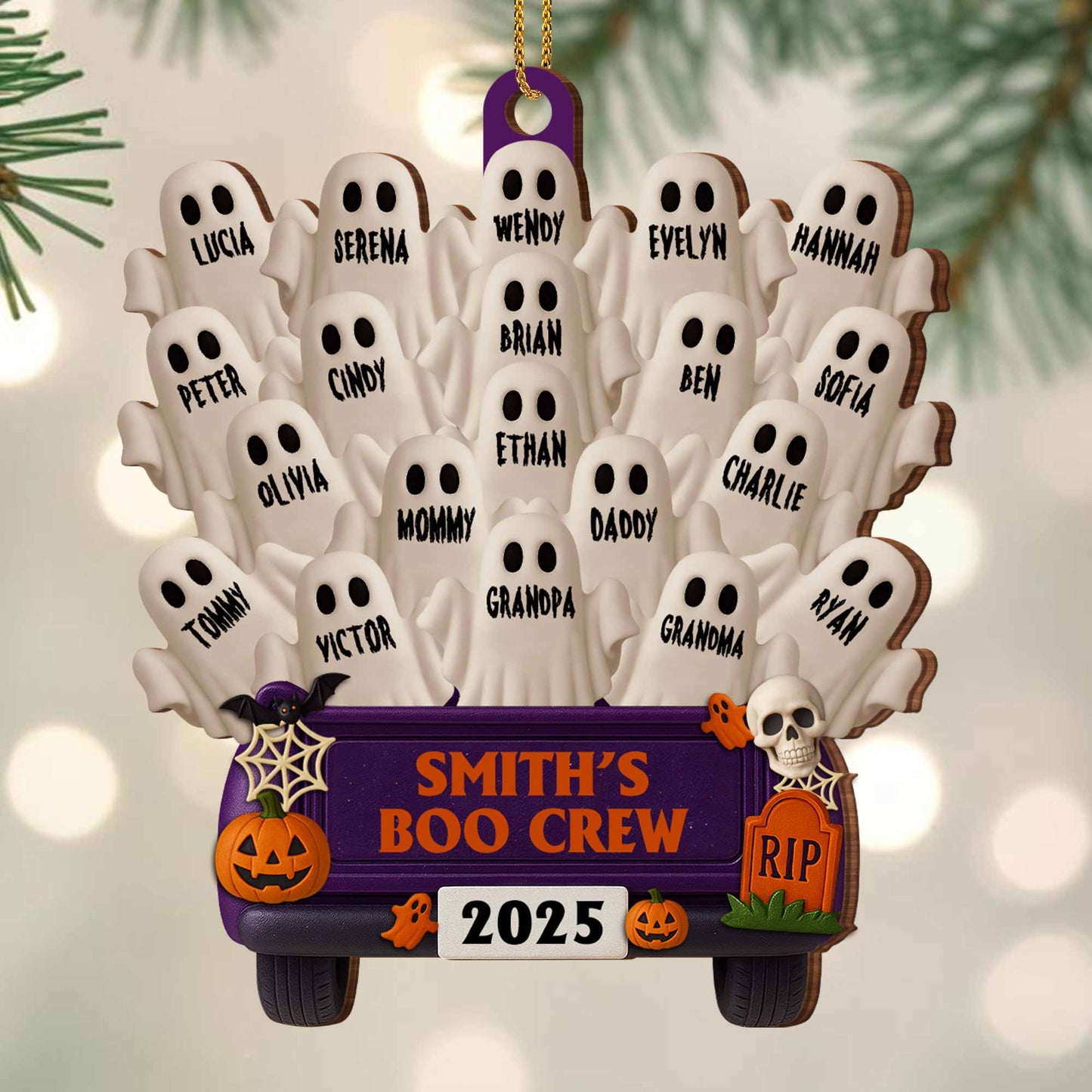 Smith's Boo Crew with Ghosts and Halloween Bus