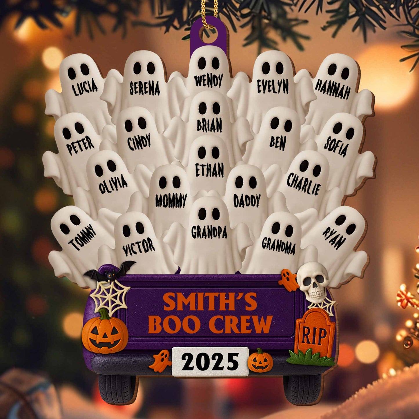 Smith's Boo Crew with Ghosts and Halloween Bus