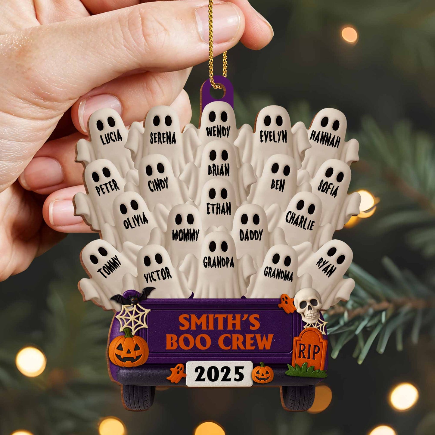 Smith's Boo Crew with Ghosts and Halloween Bus