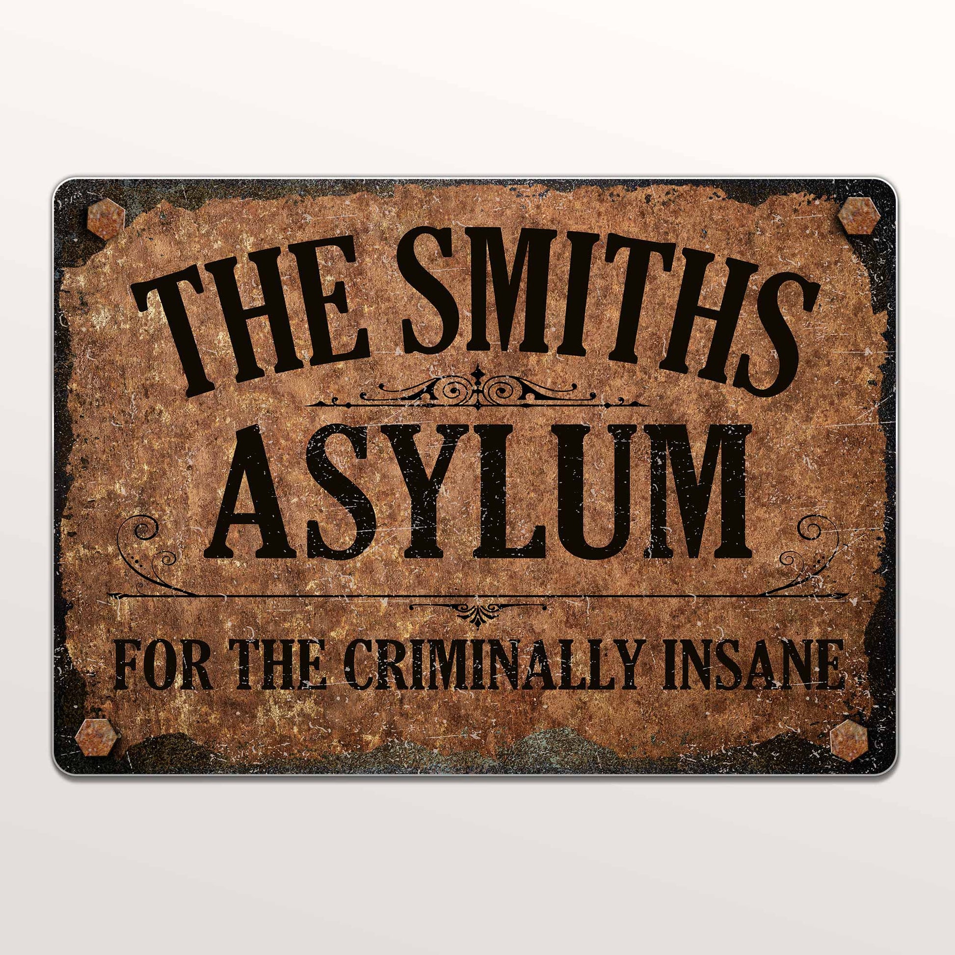 For The Criminally Insane Vintage Sign