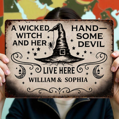 A Wicked Witch And Her Handsome Devil Home Decor