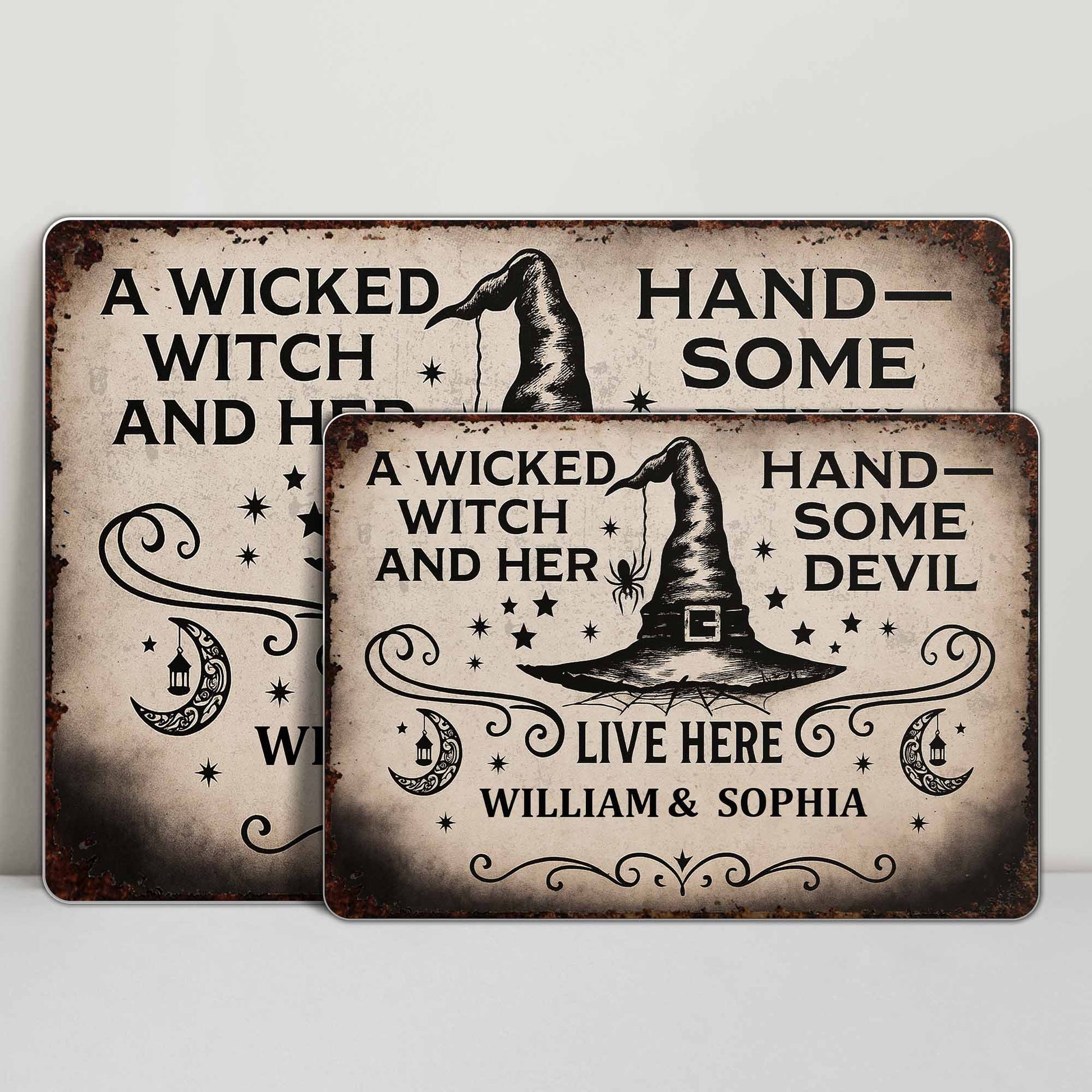 A Wicked Witch And Her Handsome Devil Home Decor
