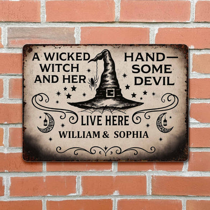 A Wicked Witch And Her Handsome Devil Home Decor
