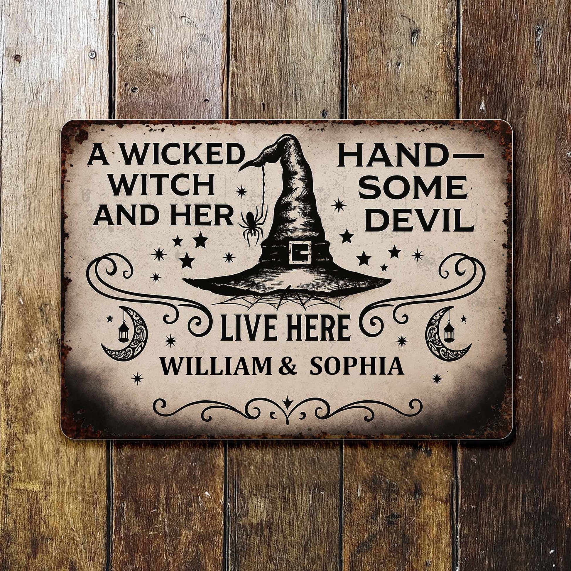 A Wicked Witch And Her Handsome Devil Home Decor