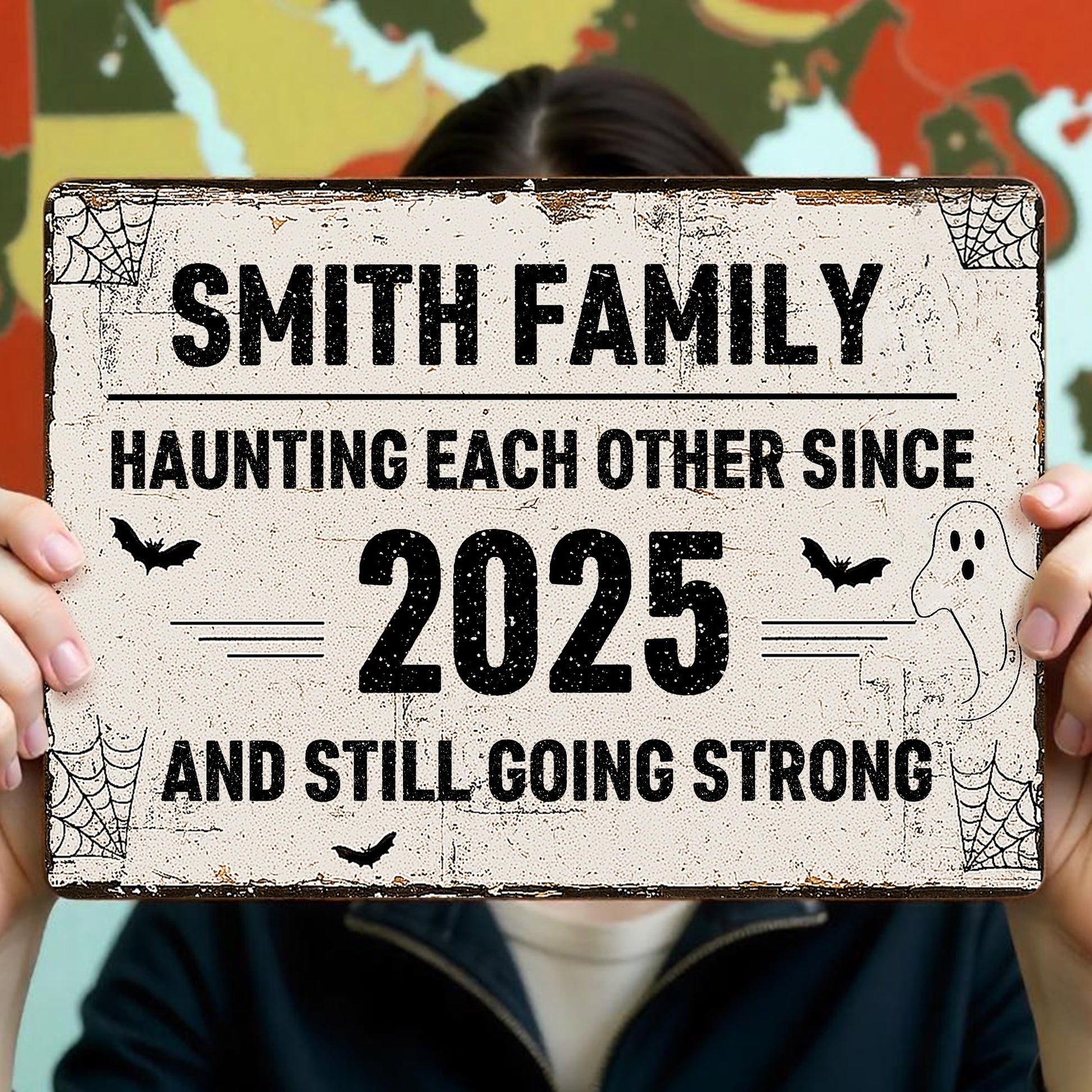 Haunting Each Other Since [Your Year], Bat Ghost Spider Web