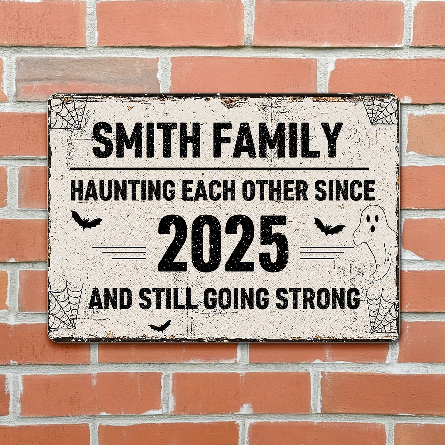 Haunting Each Other Since [Your Year], Bat Ghost Spider Web