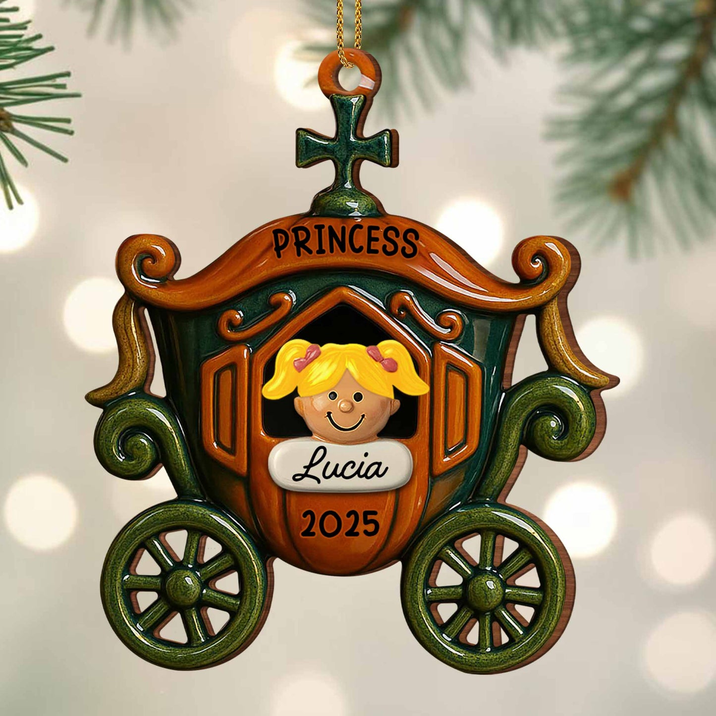 Princess Carriage Ornament