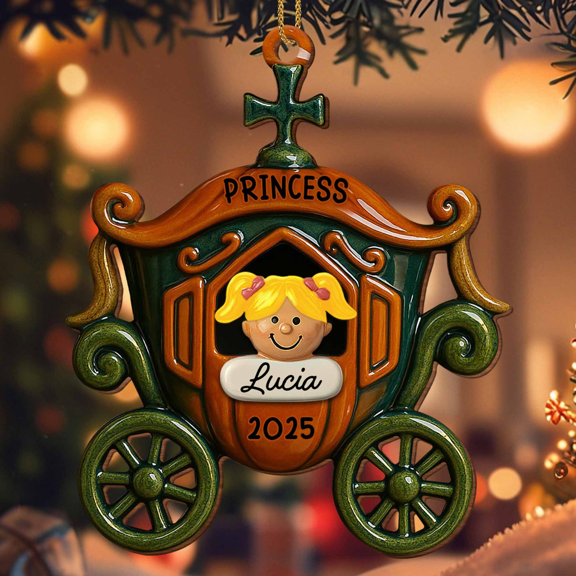Princess Carriage Ornament