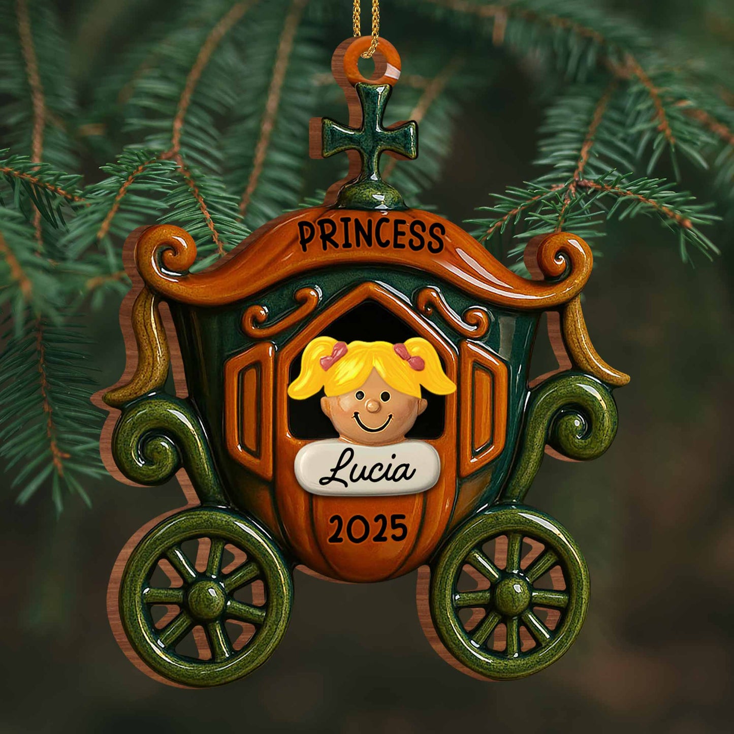 Princess Carriage Ornament