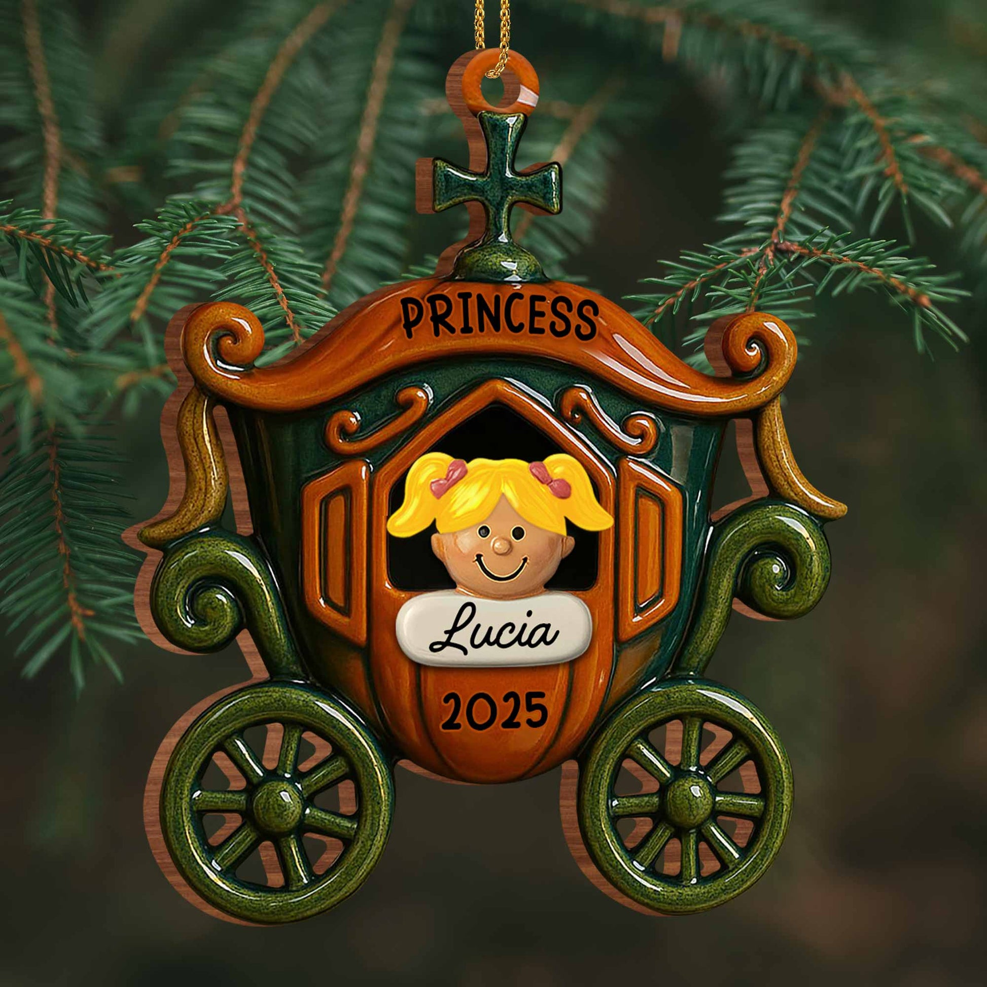 Princess Carriage Ornament