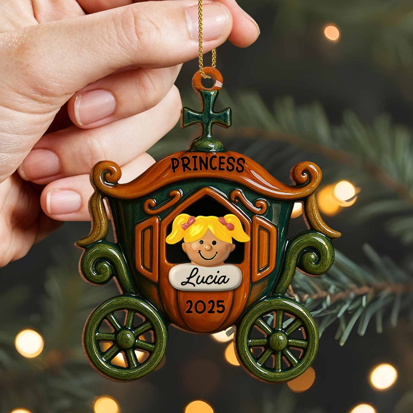 Princess Carriage Ornament