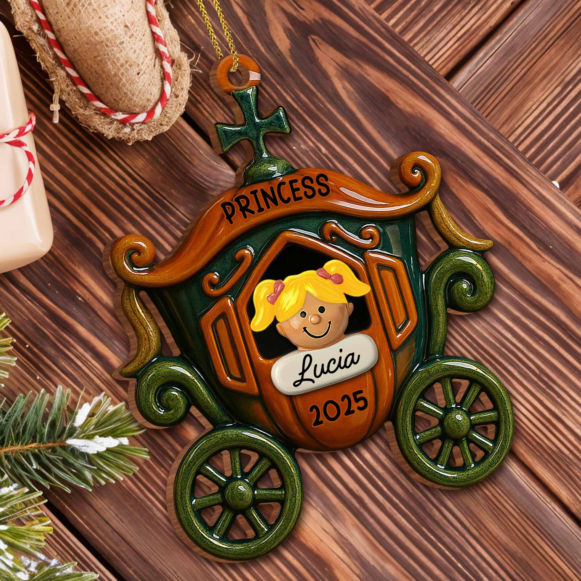 Princess Carriage Ornament