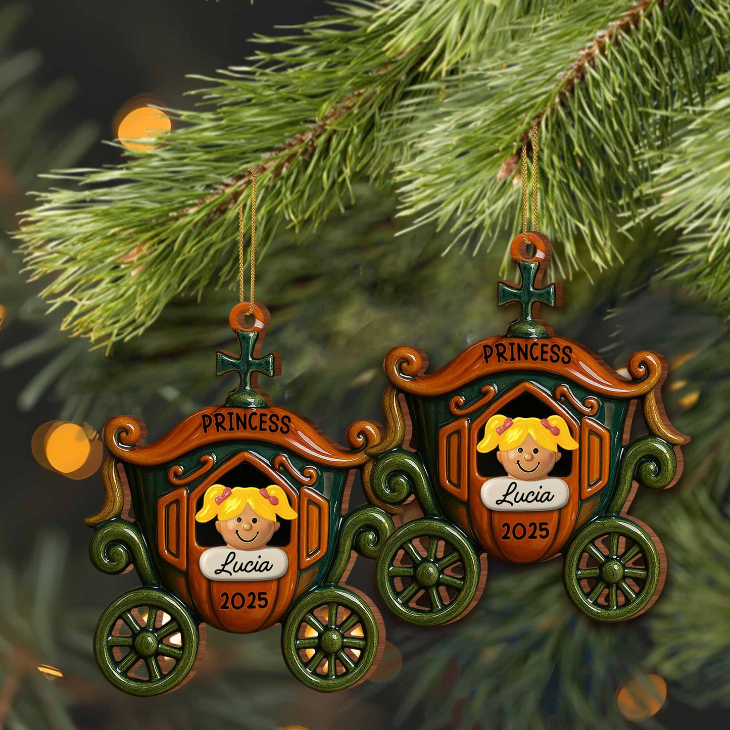 Princess Carriage Ornament