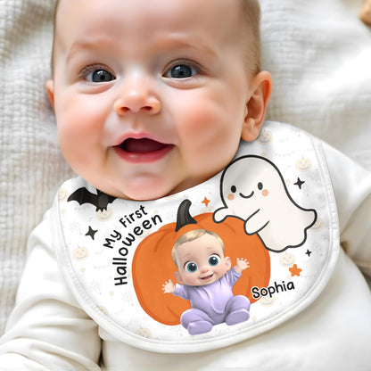 My First Halloween Featuring Ghost And Pumpkin