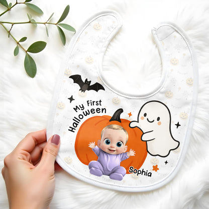 My First Halloween Featuring Ghost And Pumpkin