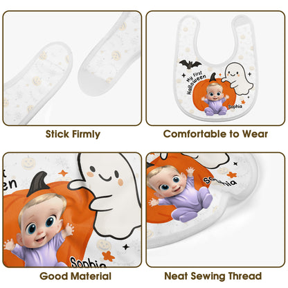 My First Halloween Featuring Ghost And Pumpkin