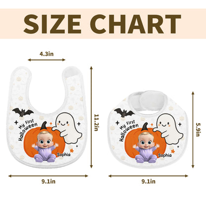 My First Halloween Featuring Ghost And Pumpkin