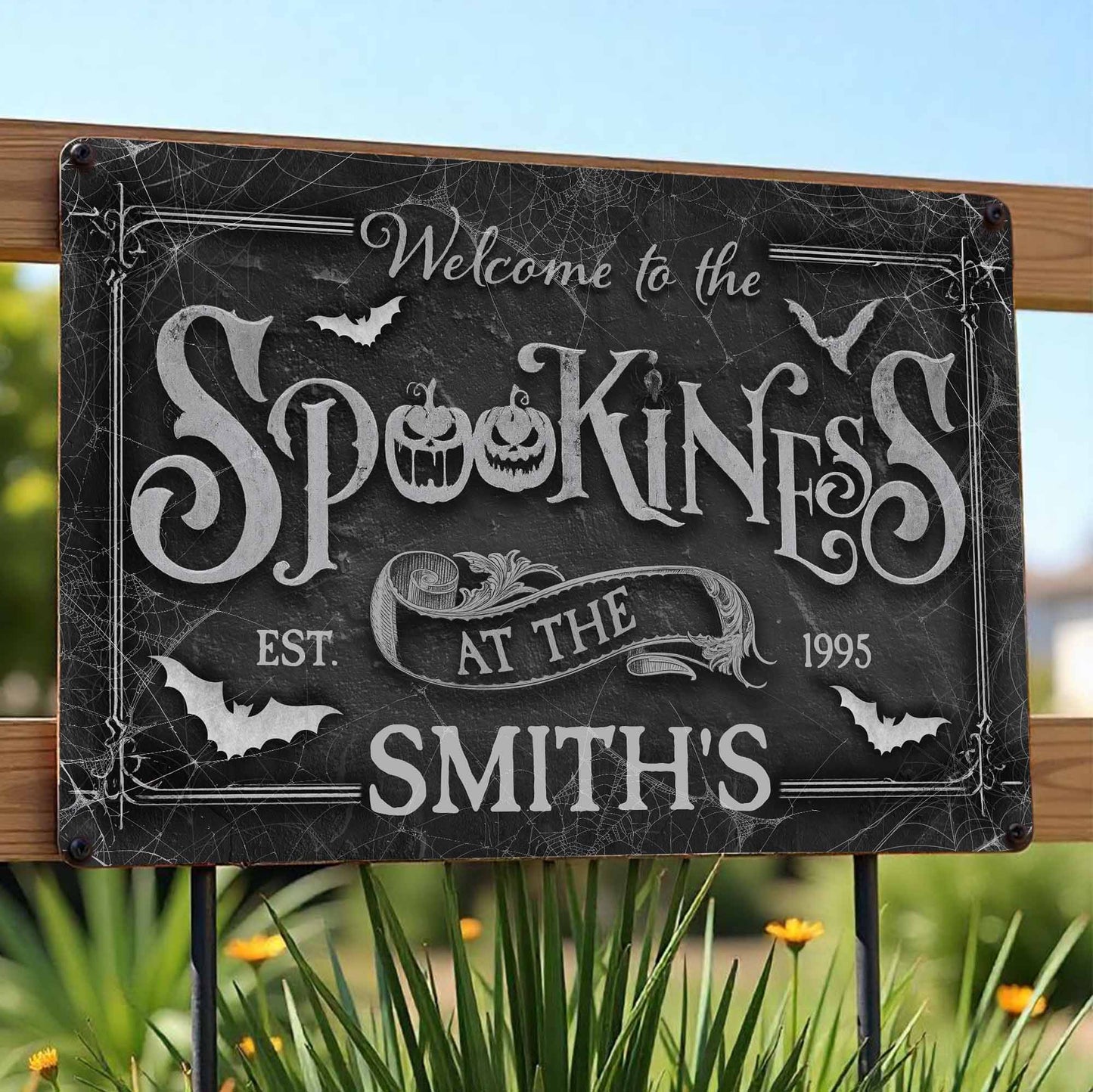 Welcome To The Spookiness With Bats And Pumpkins