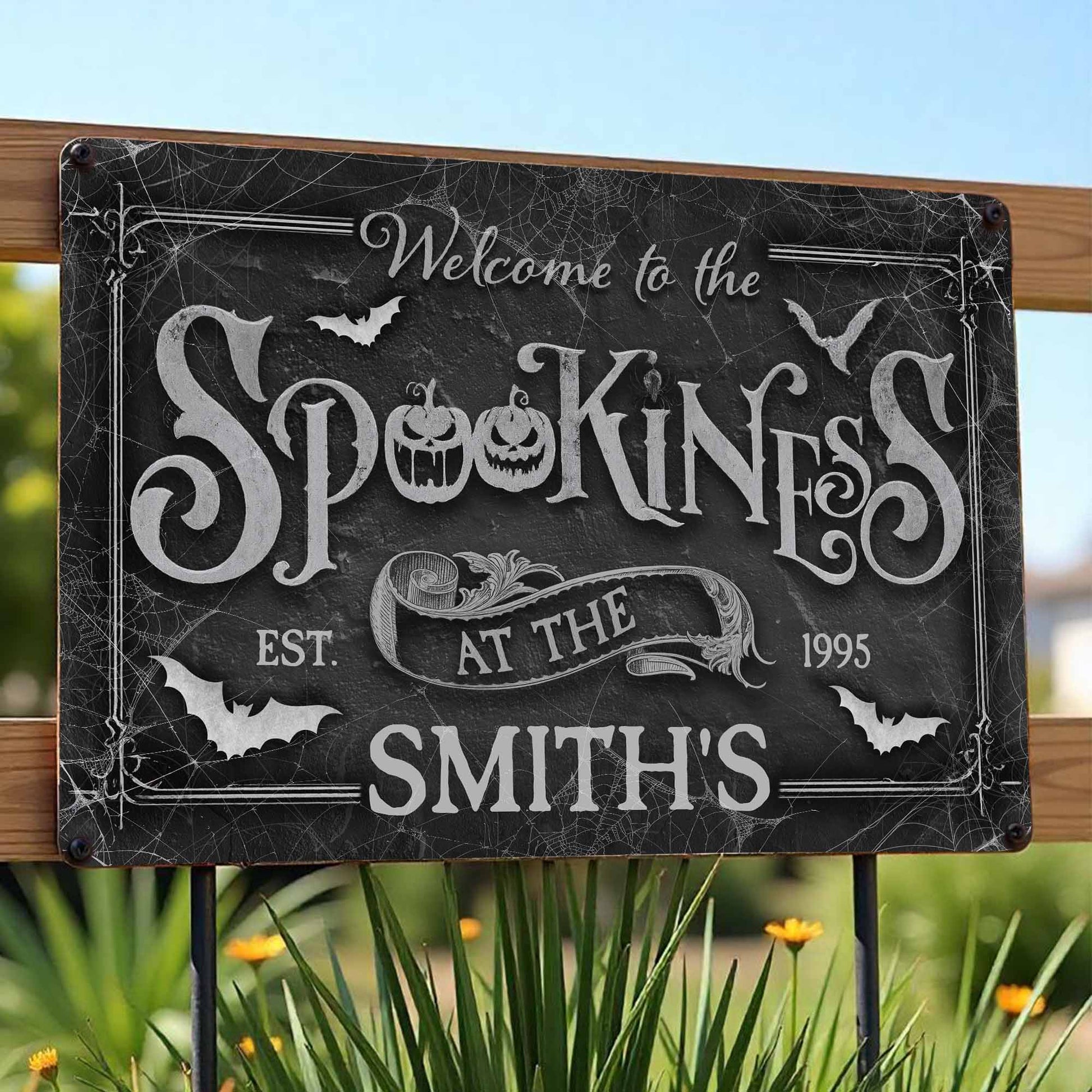 Welcome To The Spookiness With Bats And Pumpkins