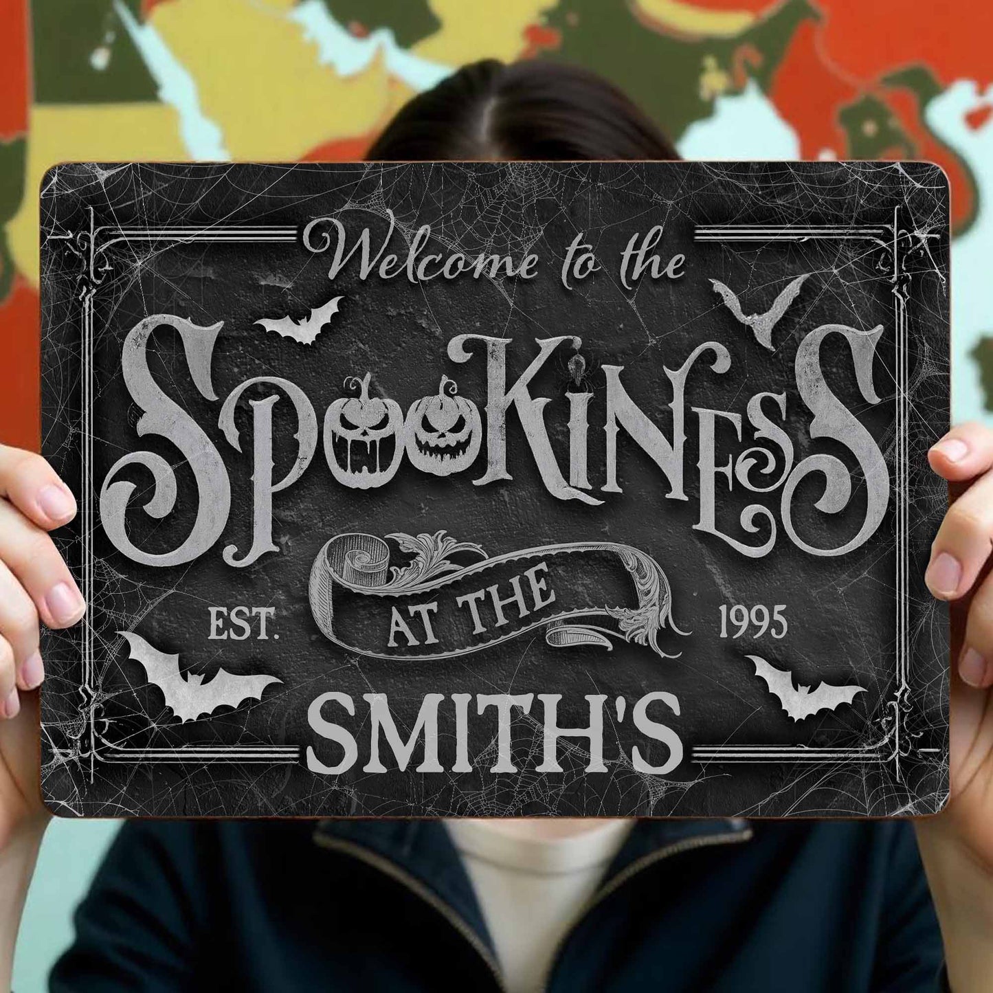 Welcome To The Spookiness With Bats And Pumpkins