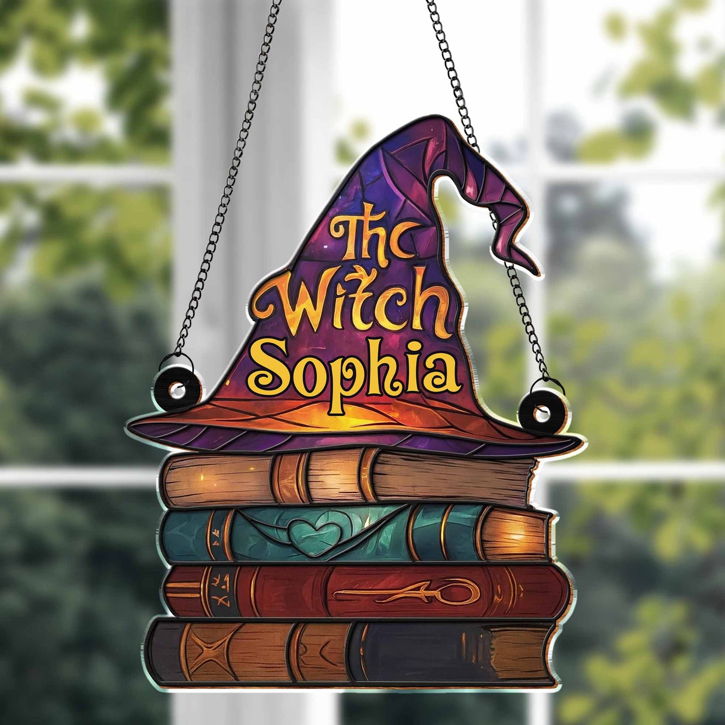 The Witch [Name], Books And Witch Hat Design