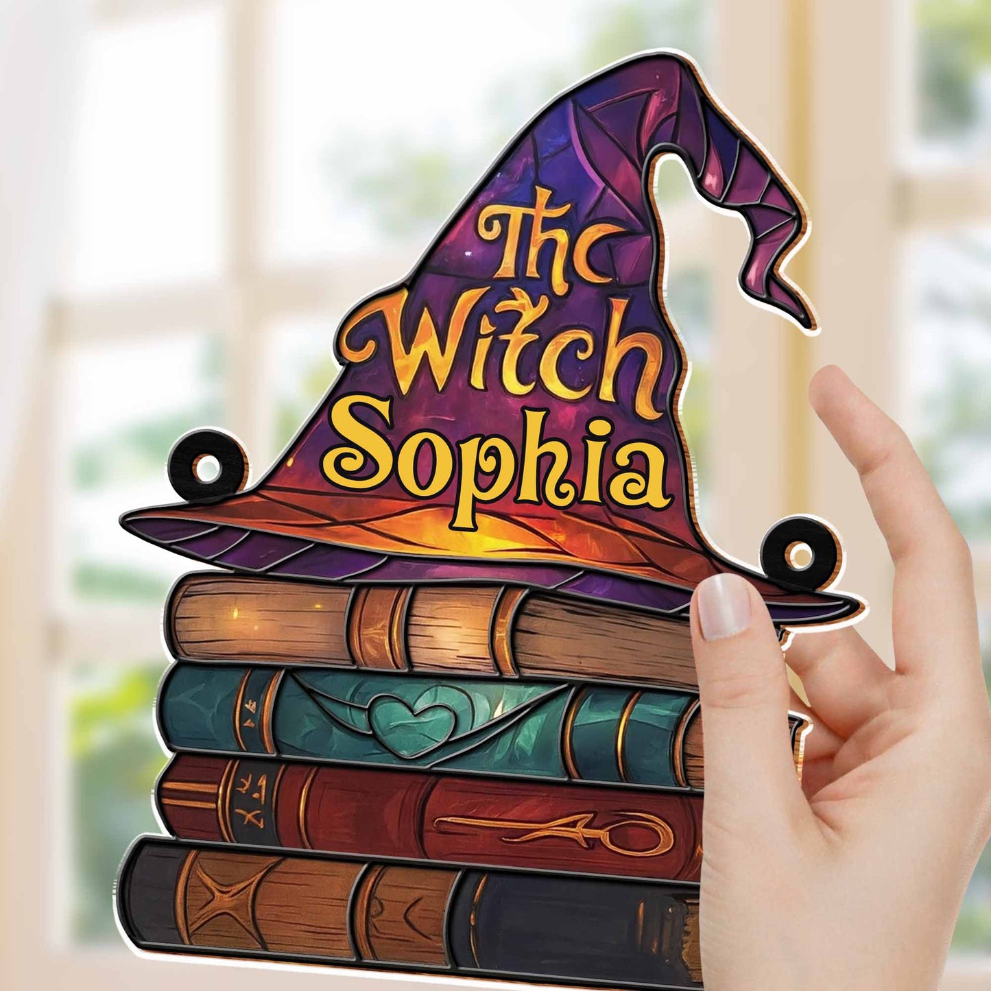 The Witch [Name], Books And Witch Hat Design