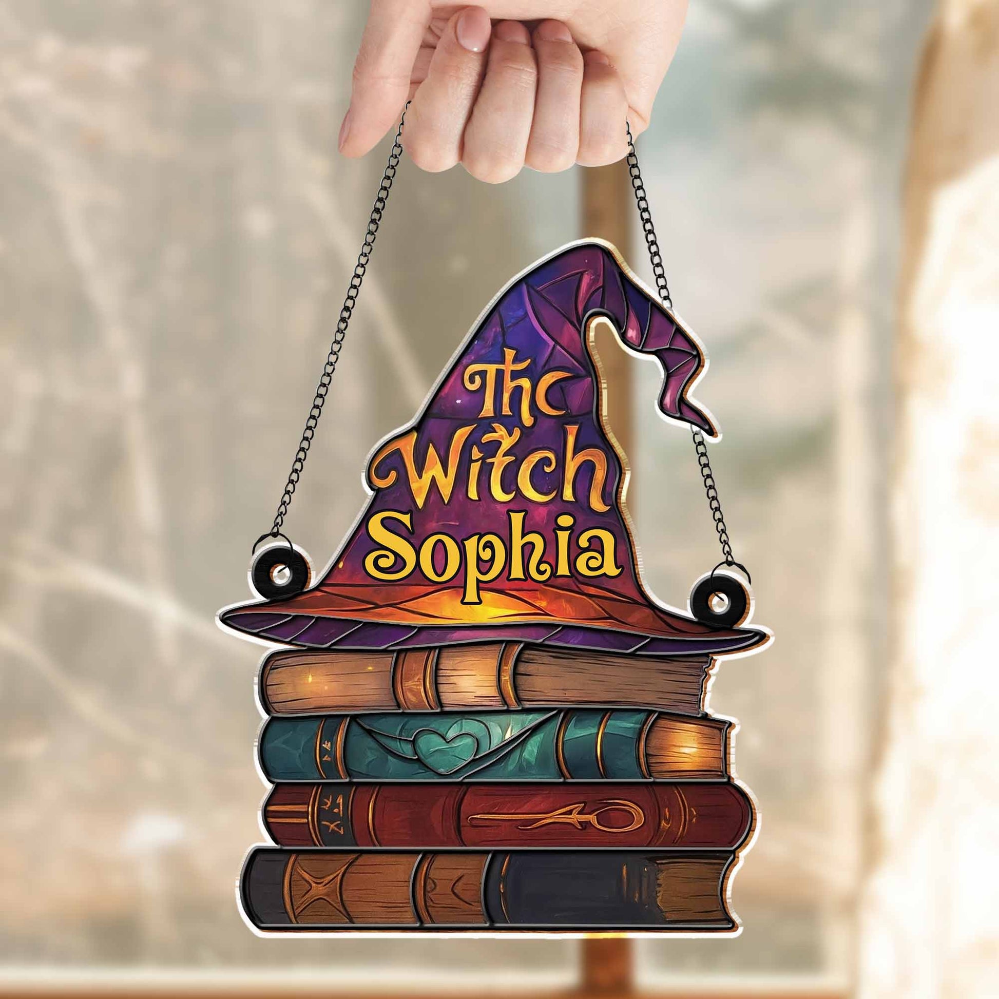 The Witch [Name], Books And Witch Hat Design