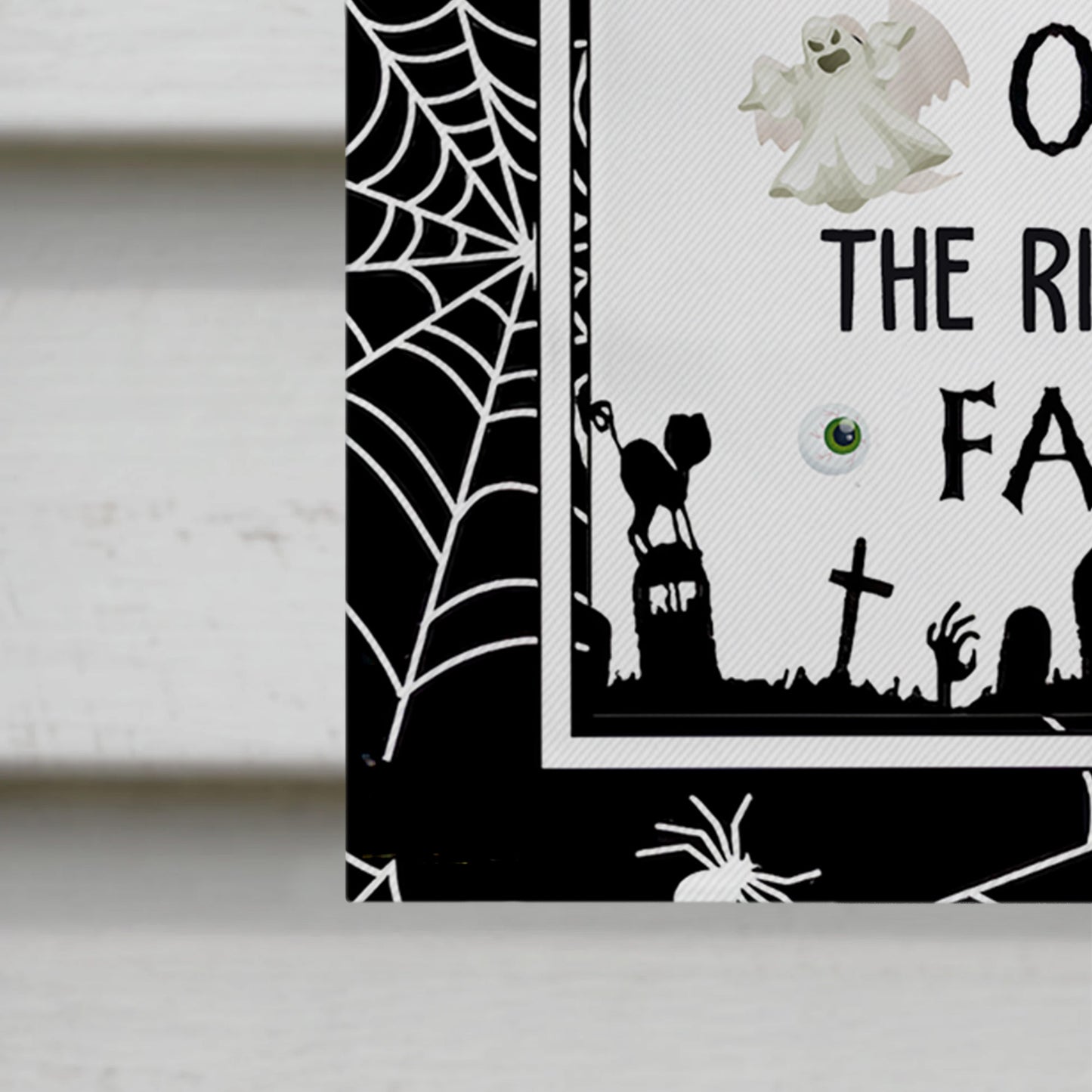 Creepy Kooky Mysterious & Spooky Family Flag - Personalized Flag - HALW027_GAF