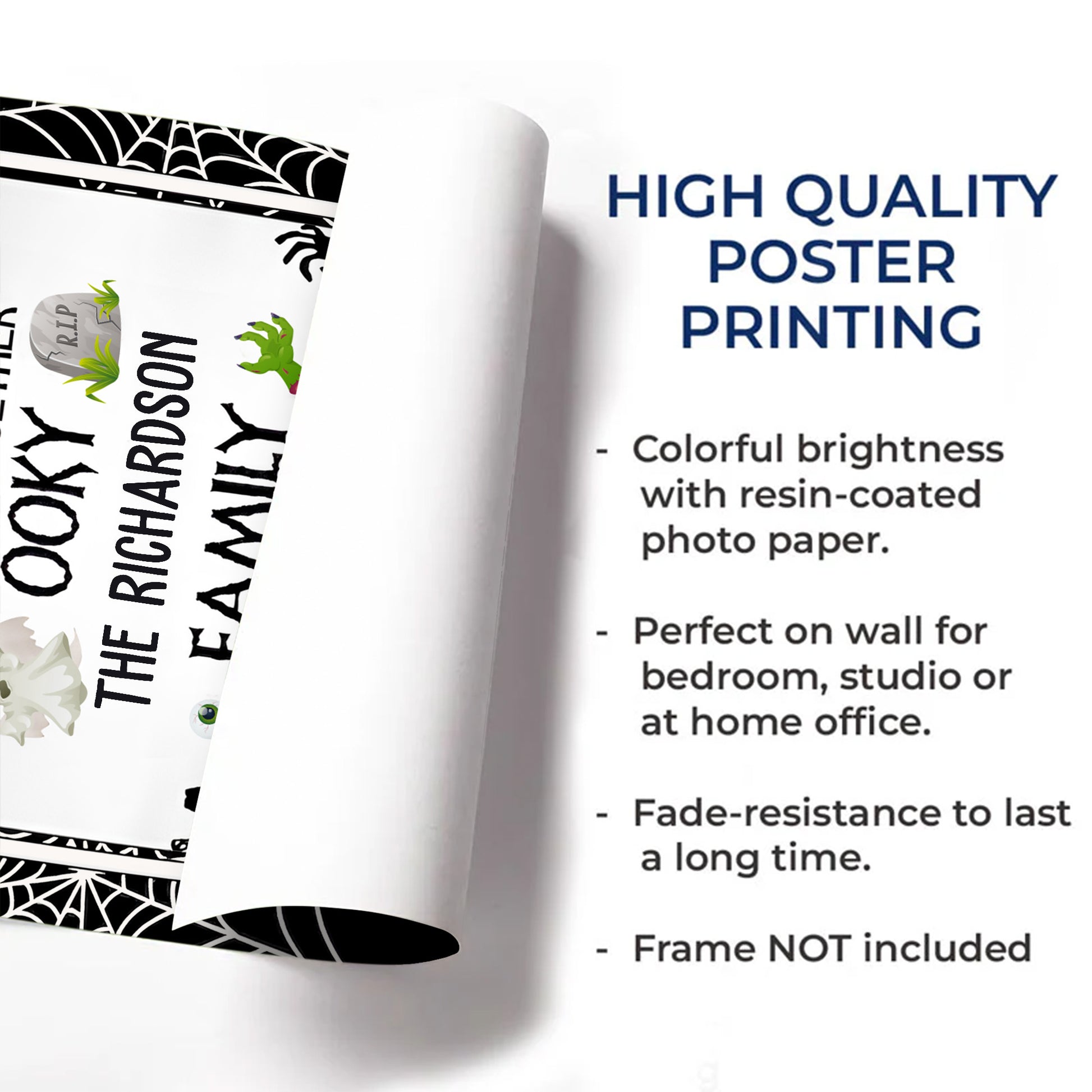 Creepy Kooky Mysterious & Spooky Halloween Family Poster