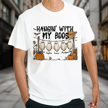 Hangin' With My Boos, Ghosts And Pumpkins