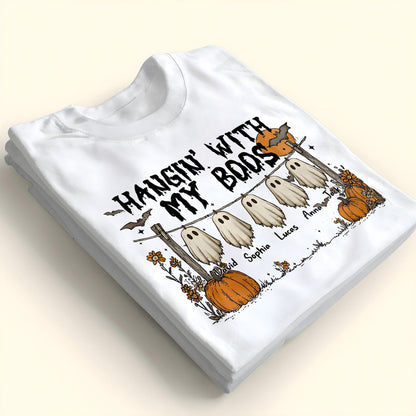 Hangin' With My Boos, Ghosts And Pumpkins