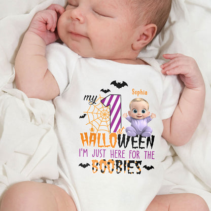 My First Halloween Just Here For The Boobies