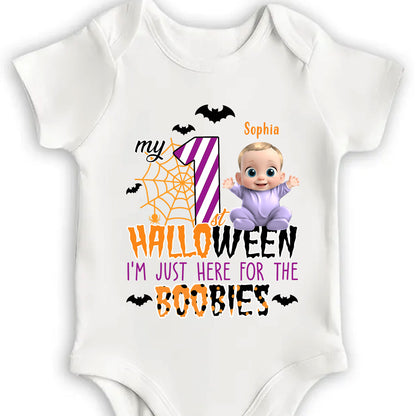 My First Halloween Just Here For The Boobies