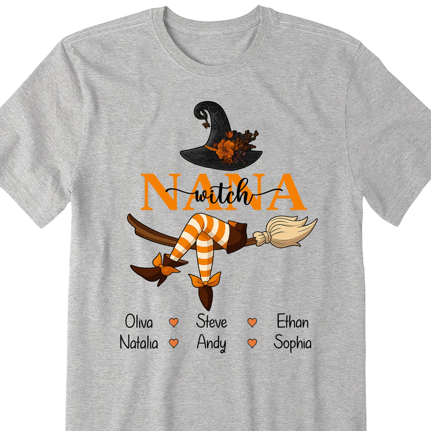 Customizable Witch Hat and Broom Design