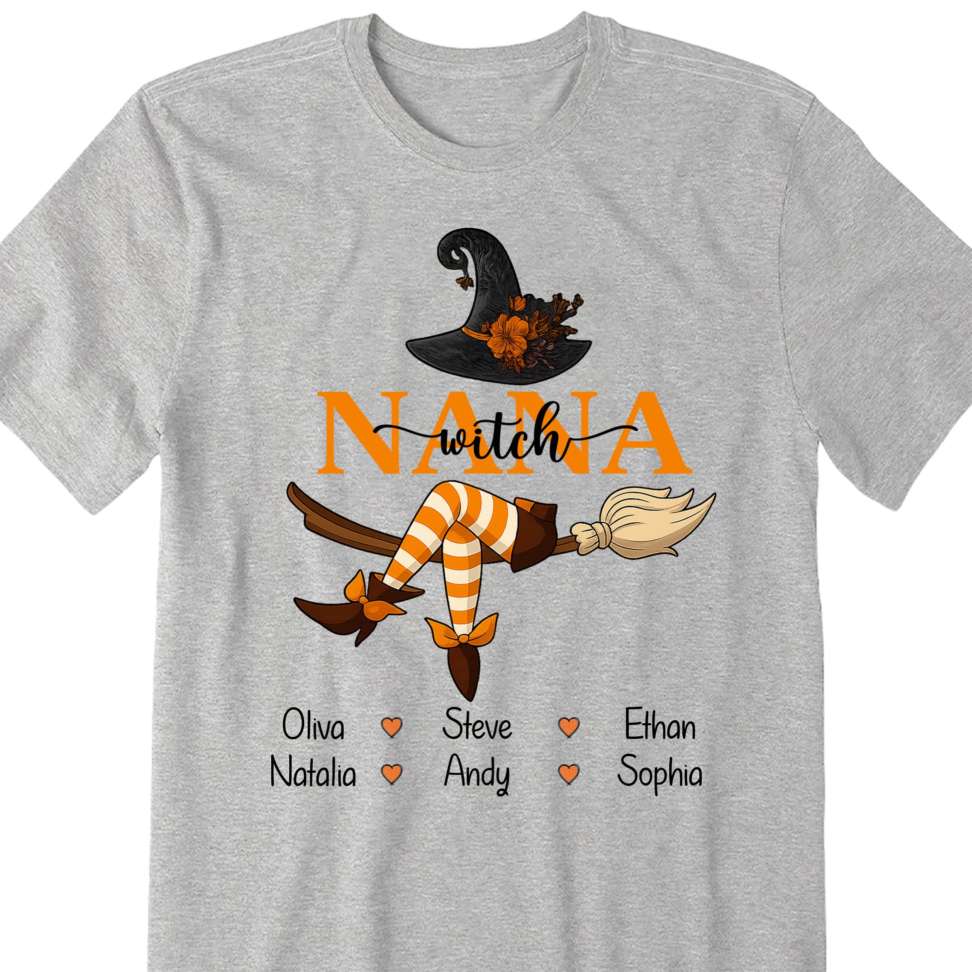 Customizable Witch Hat and Broom Design