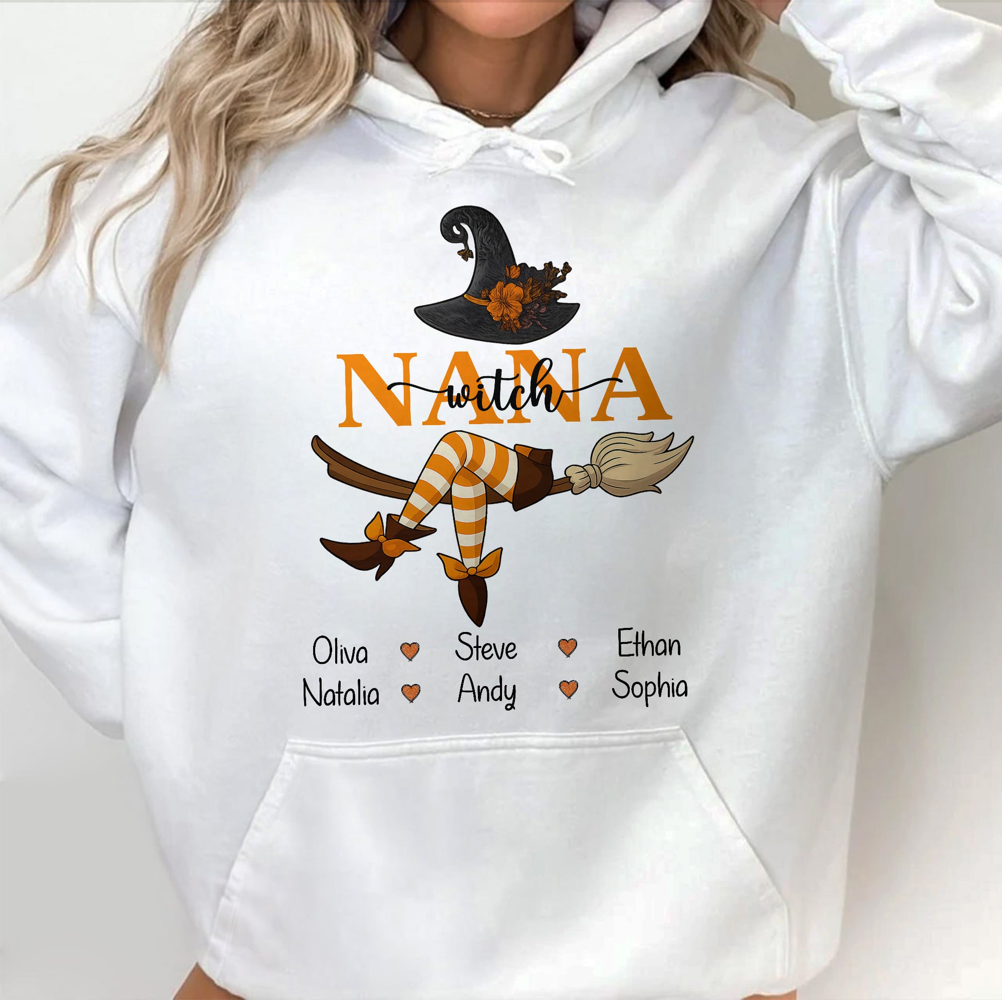 Customizable Witch Hat and Broom Design