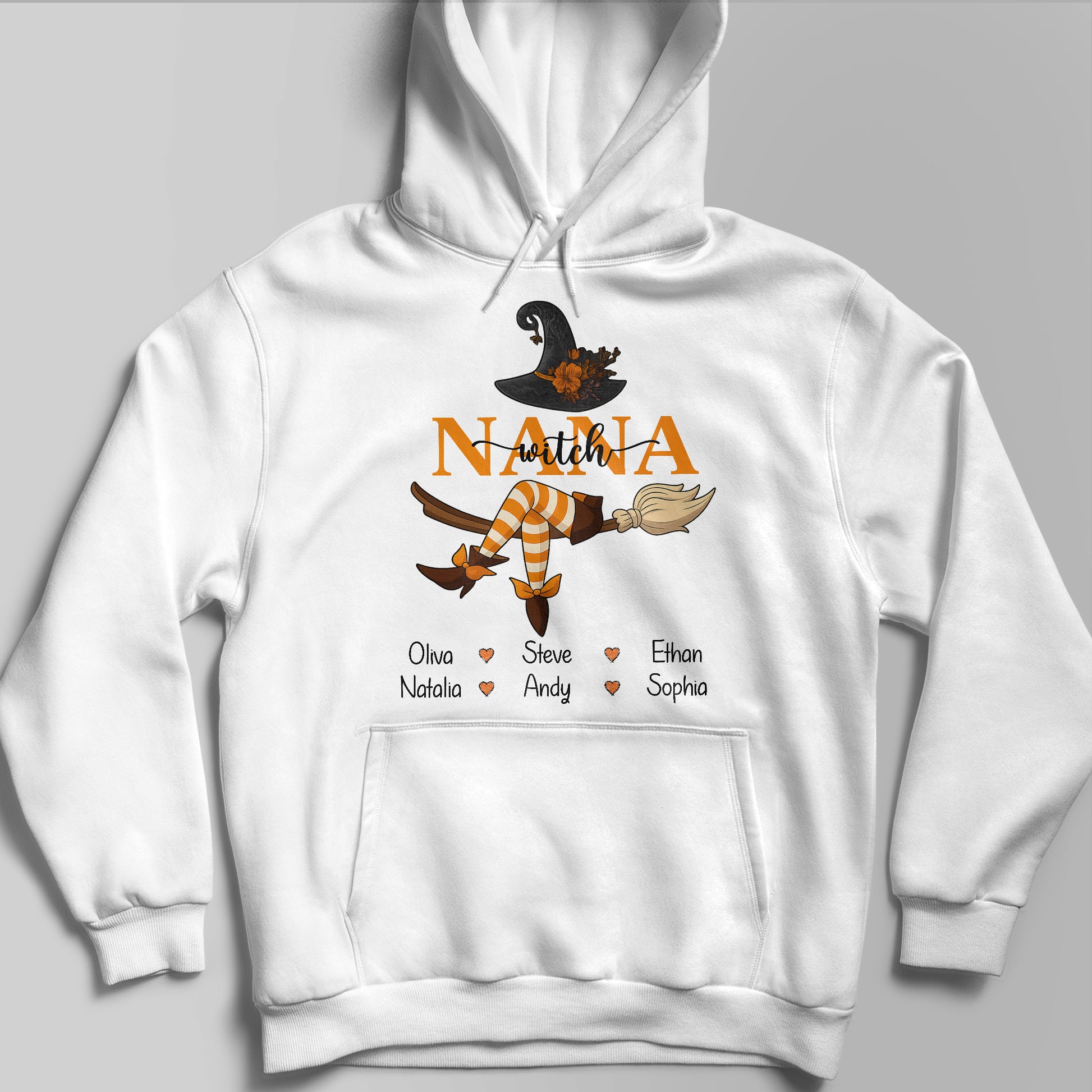 Customizable Witch Hat and Broom Design