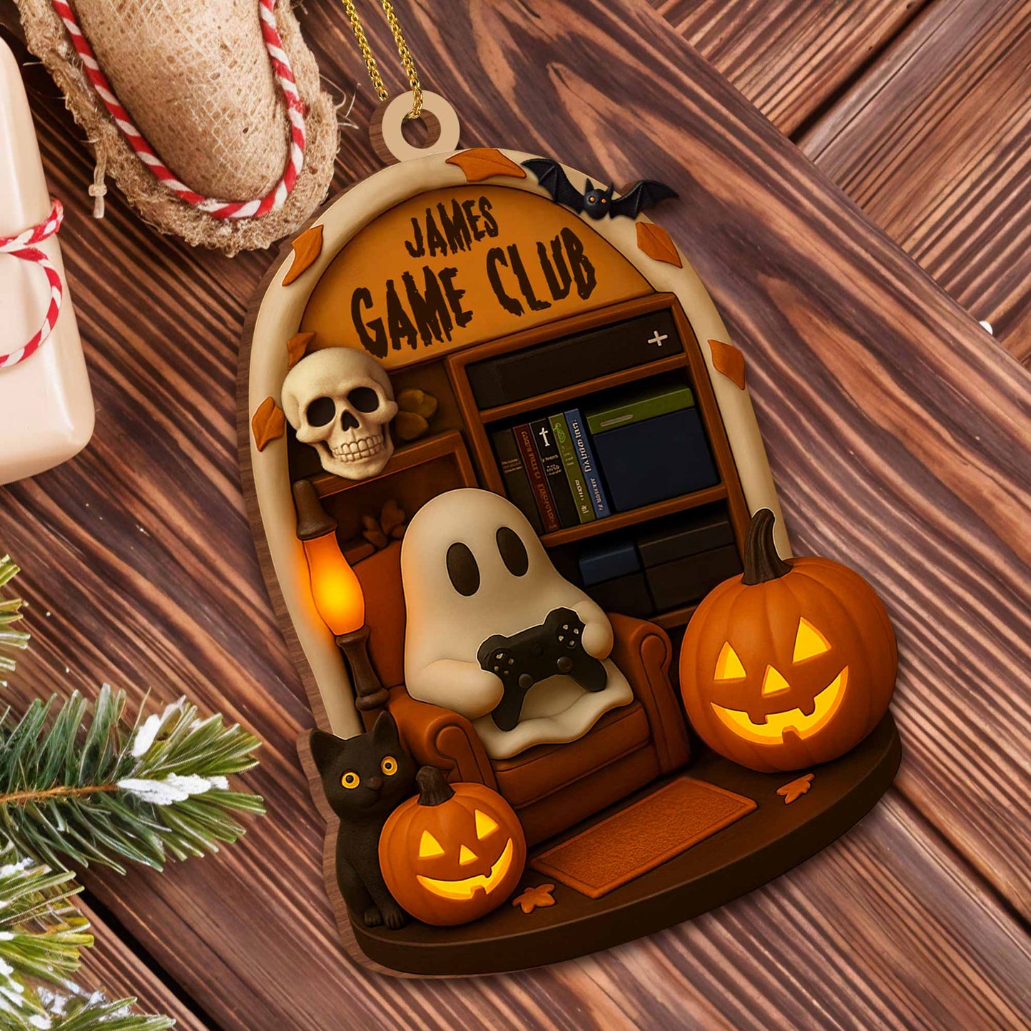 Welcome To Your Game Club Ghost And Pumpkins