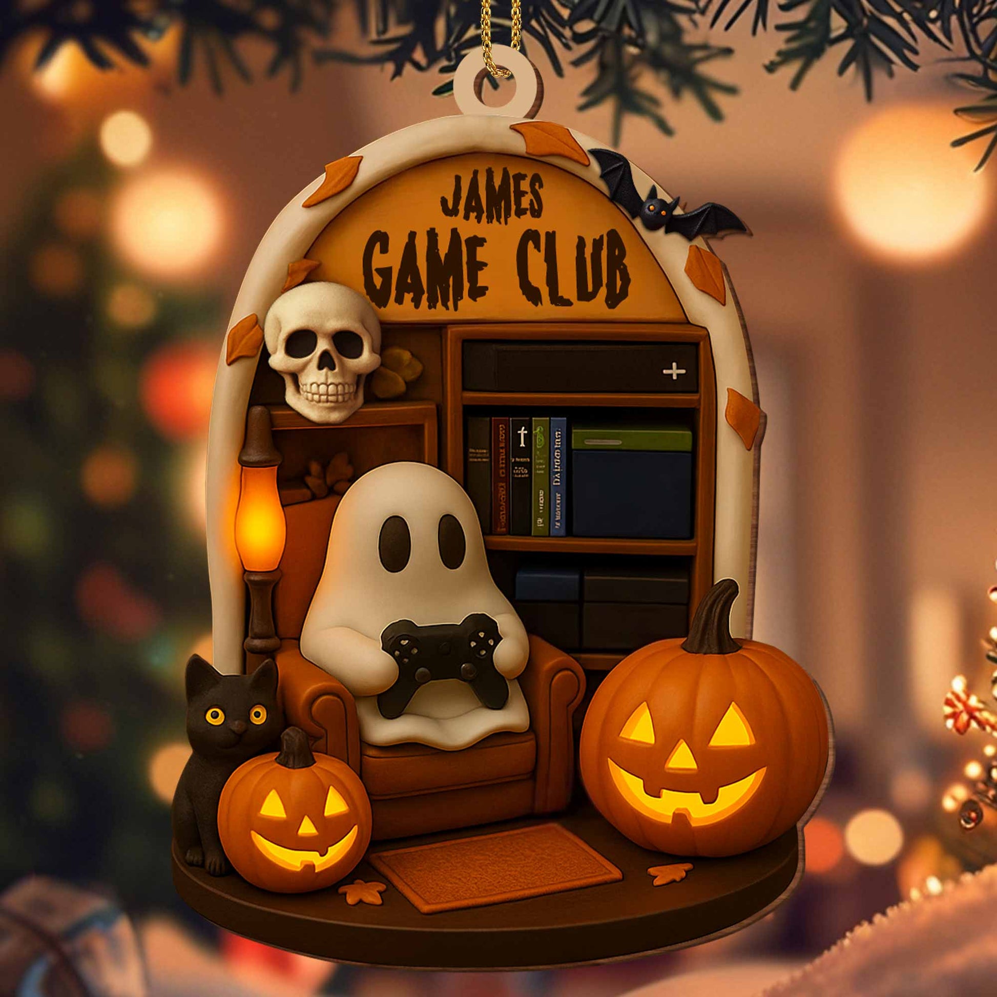 Welcome To Your Game Club Ghost And Pumpkins
