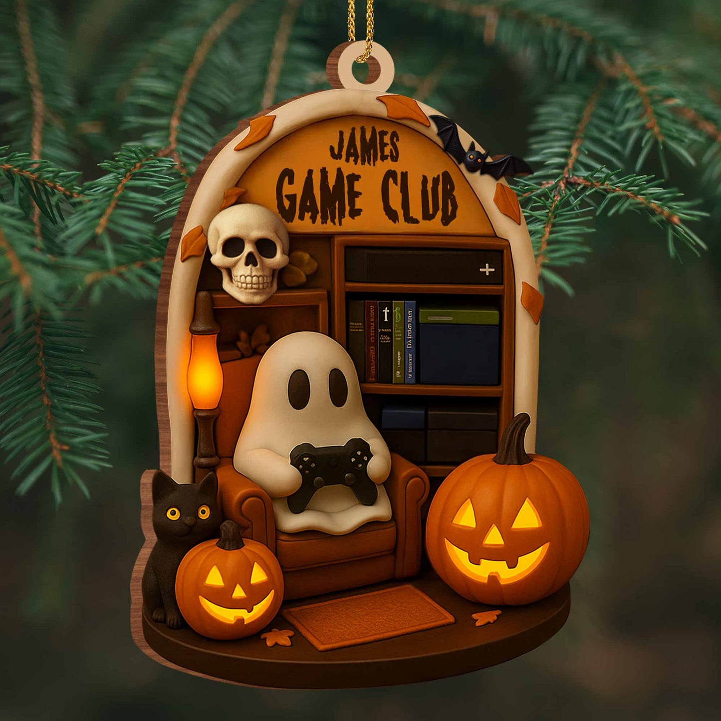Welcome To Your Game Club Ghost And Pumpkins