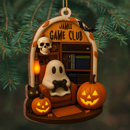 Welcome To Your Game Club Ghost And Pumpkins