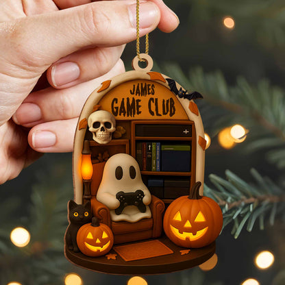 Welcome To Your Game Club Ghost And Pumpkins