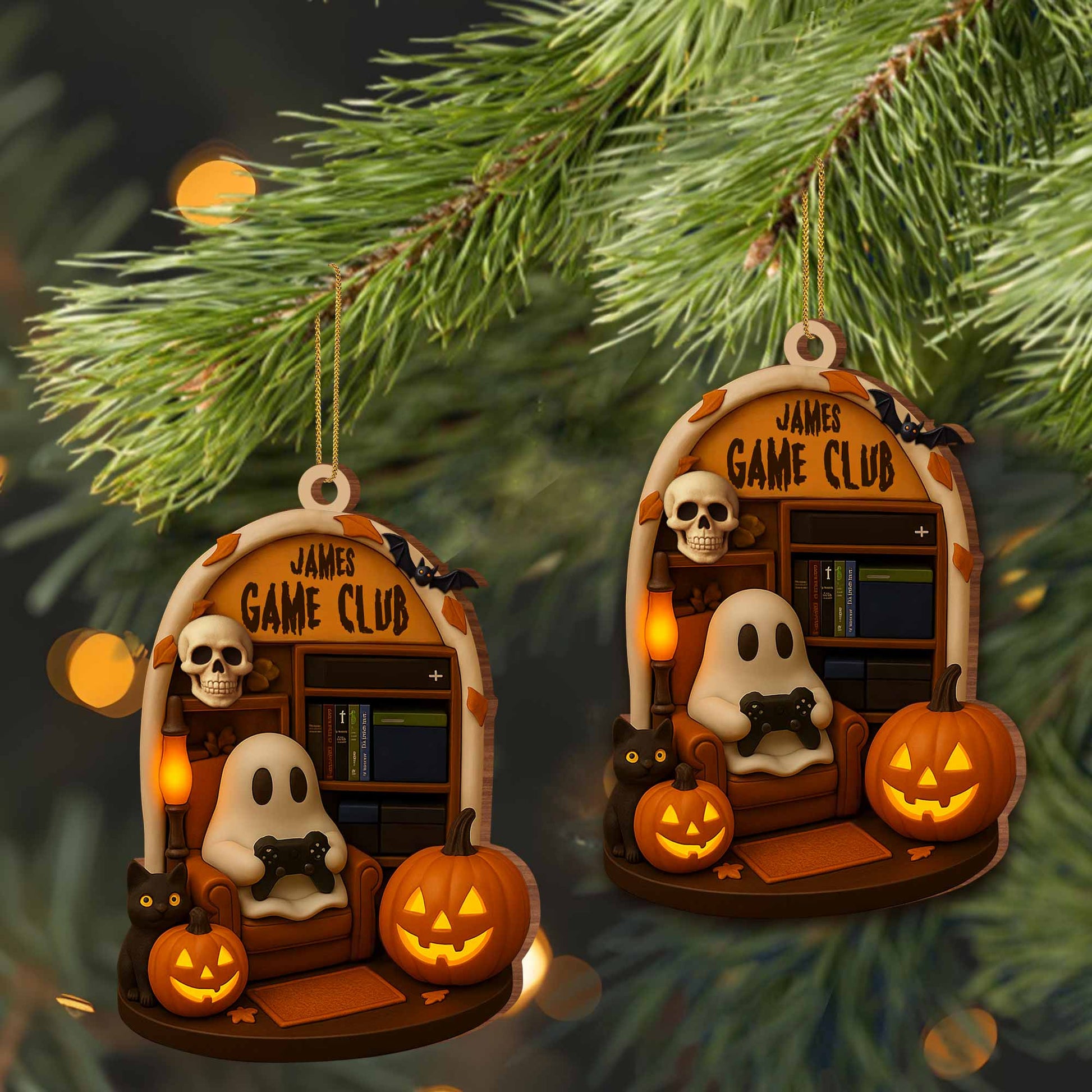 Welcome To Your Game Club Ghost And Pumpkins