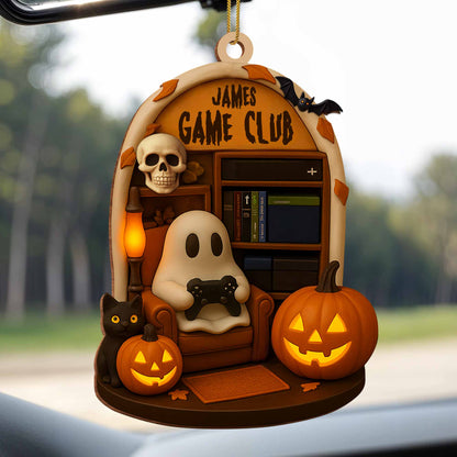 Welcome To Your Game Club Ghost And Pumpkins