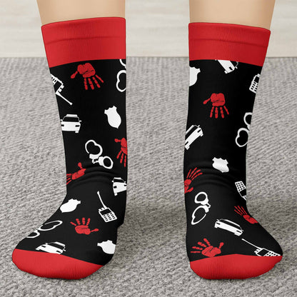 Criminal Minds, Handcuffs and Blood Design