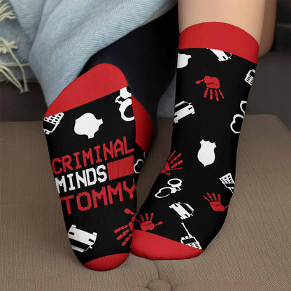 Criminal Minds, Handcuffs and Blood Design