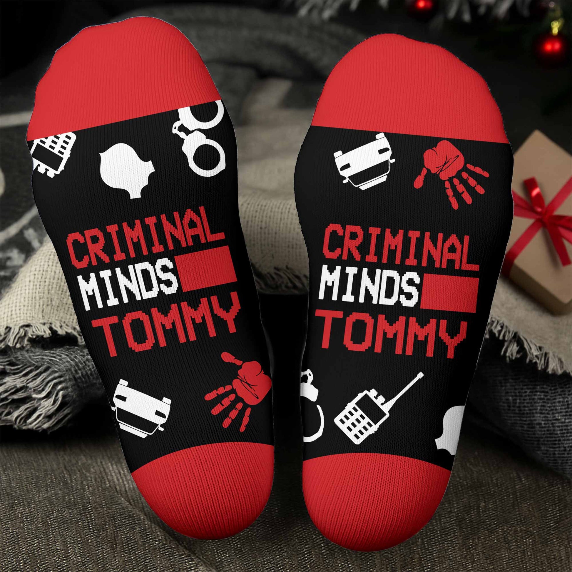 Criminal Minds, Handcuffs and Blood Design
