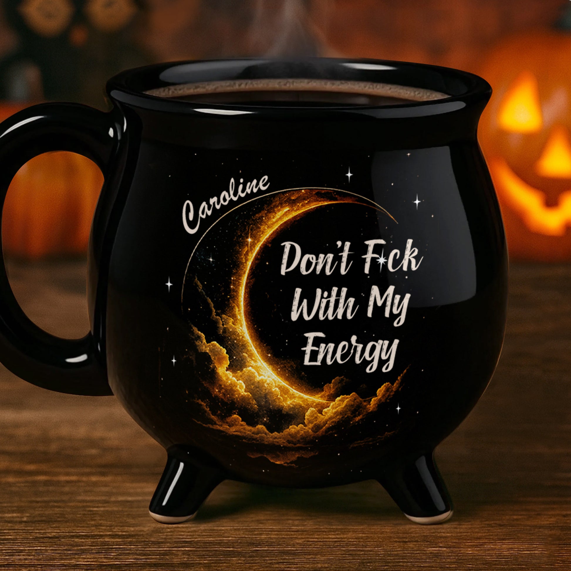 Don't F*ck With My Energy Celestial Coffee Mug Design