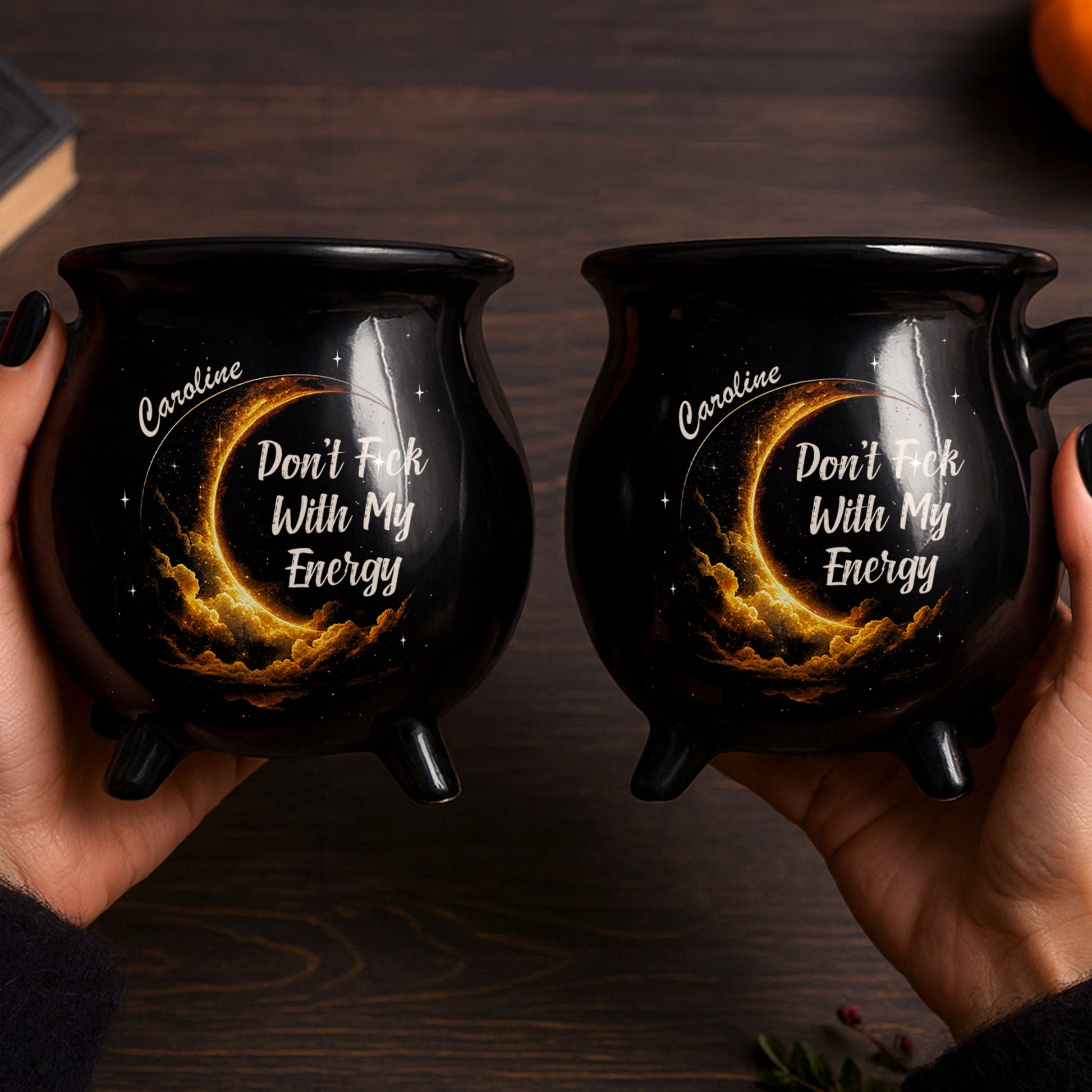 Don't F*ck With My Energy Celestial Coffee Mug Design