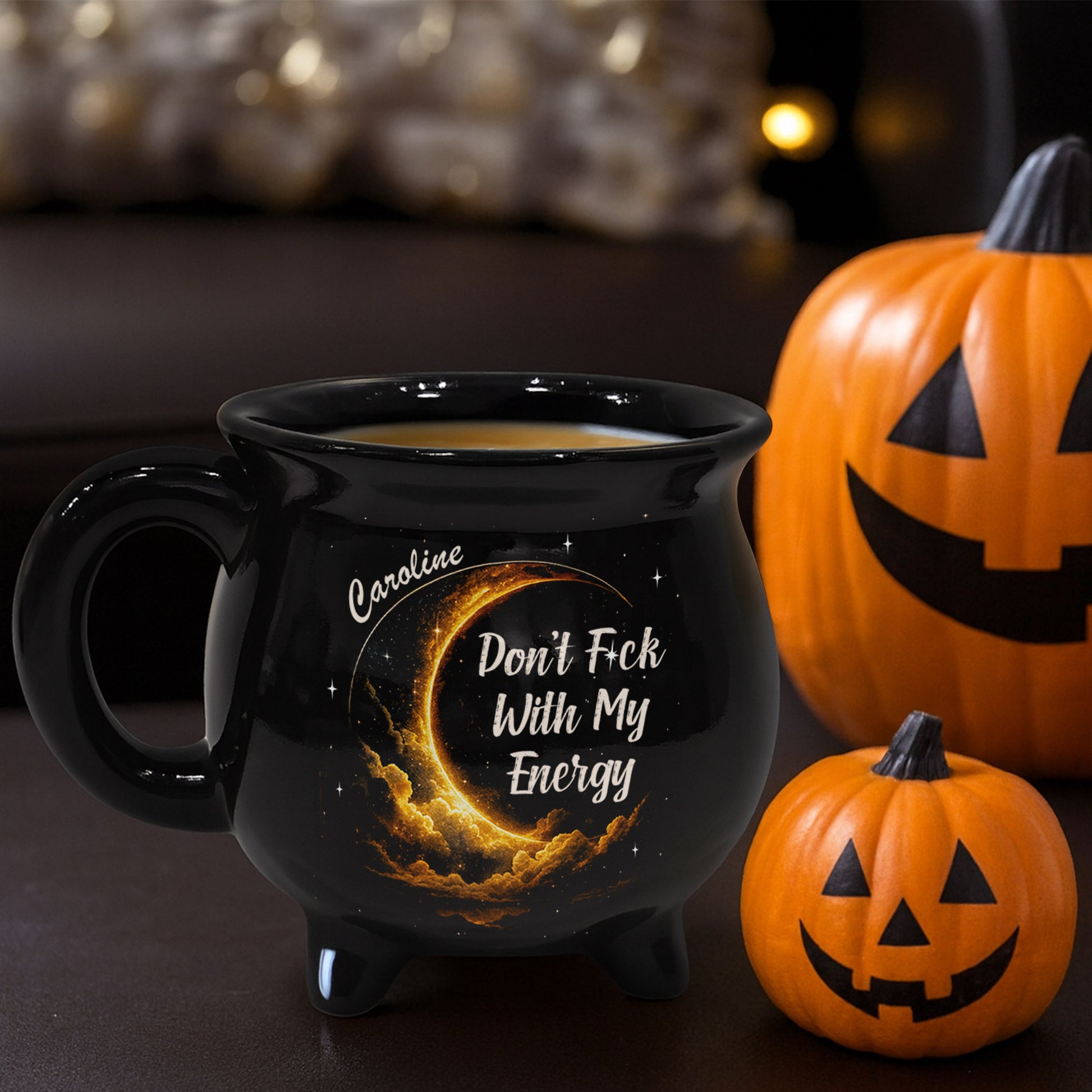 Don't F*ck With My Energy Celestial Coffee Mug Design